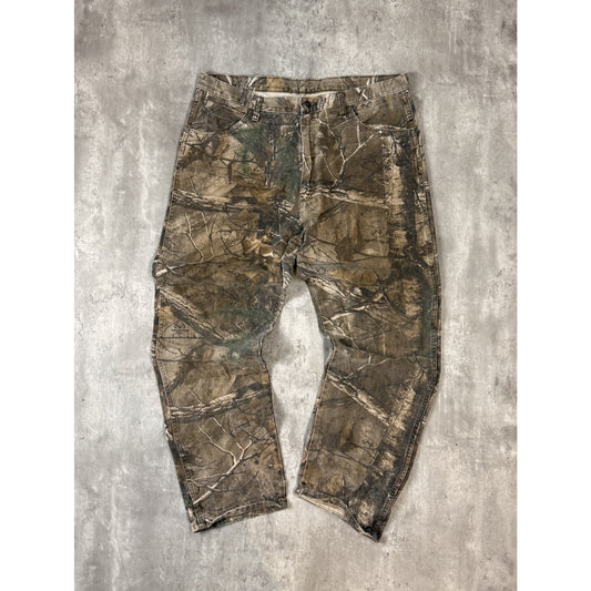 Vintage Realtree Camo Utility Cargo Hunting Pants Size 39