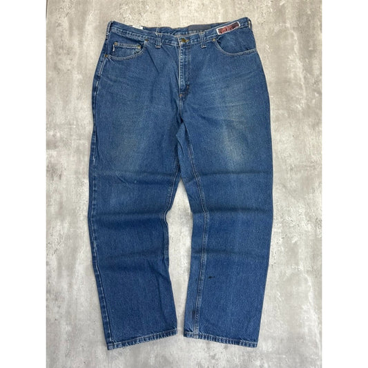 Vintage Carhartt Dark Wash Denim Workwear Pants Size 39 Blue