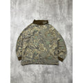 Vintage 90s Kessler Advantage Tree Camo Turtle Neck Long Sleeve T-Shirt Size 2XL