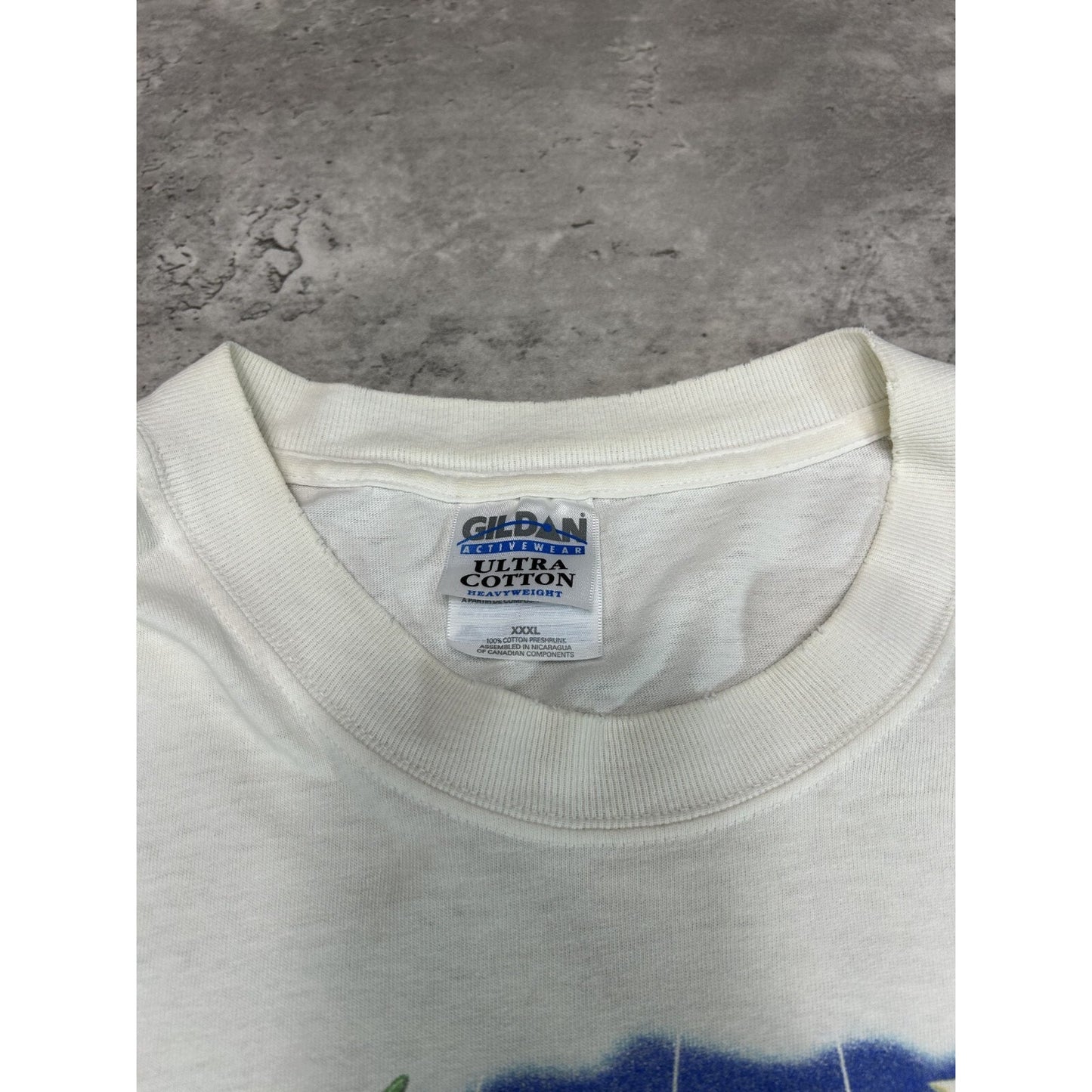 Vintage Mike Eddy #88 Nascar Racing 7x Champ Graphic T-Shirt Size 3XL White