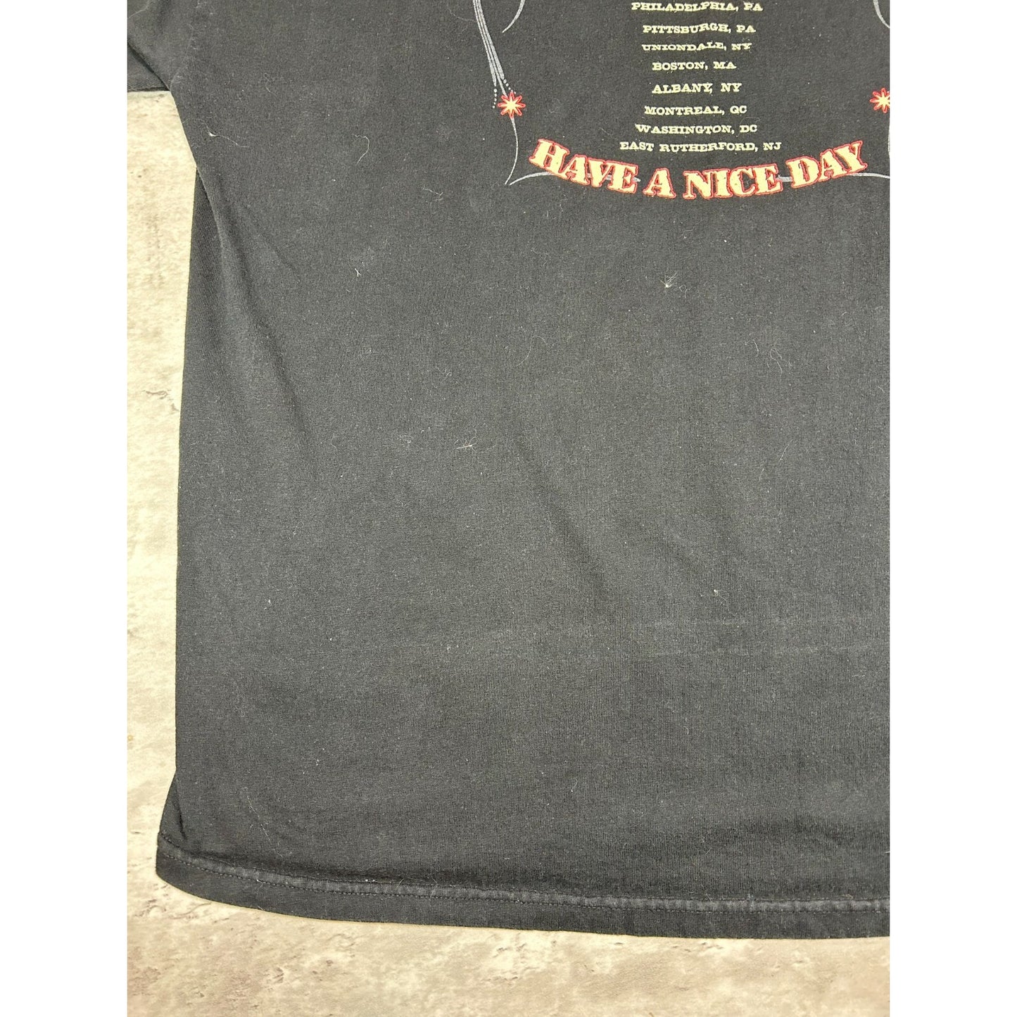 Vintage 2005 Bon Jovi Have A Nice Day Rock Music Tour Band T-Shirt Size XXL