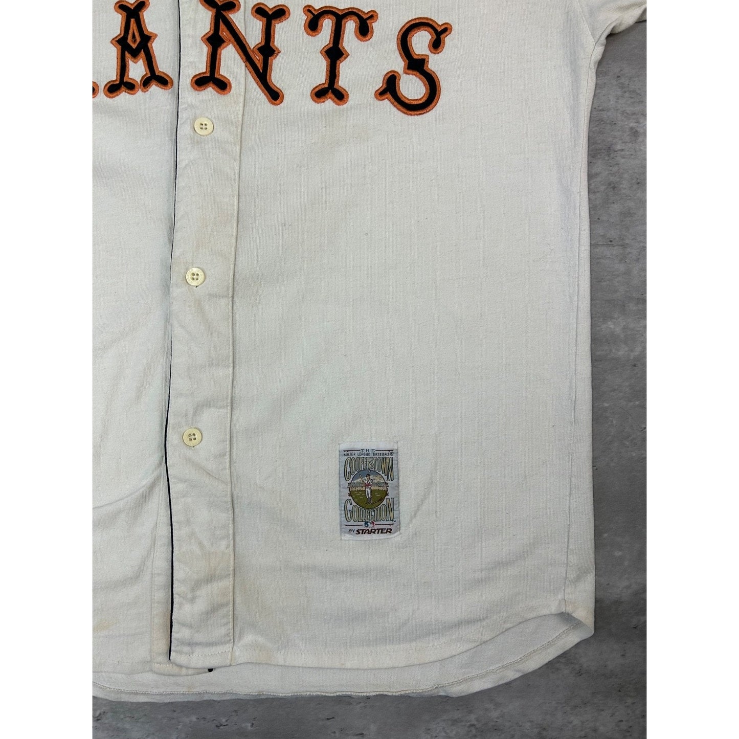 Vintage 90s San Fransisco Giants MLB Stitched Starter Baseball Jersey Size XL