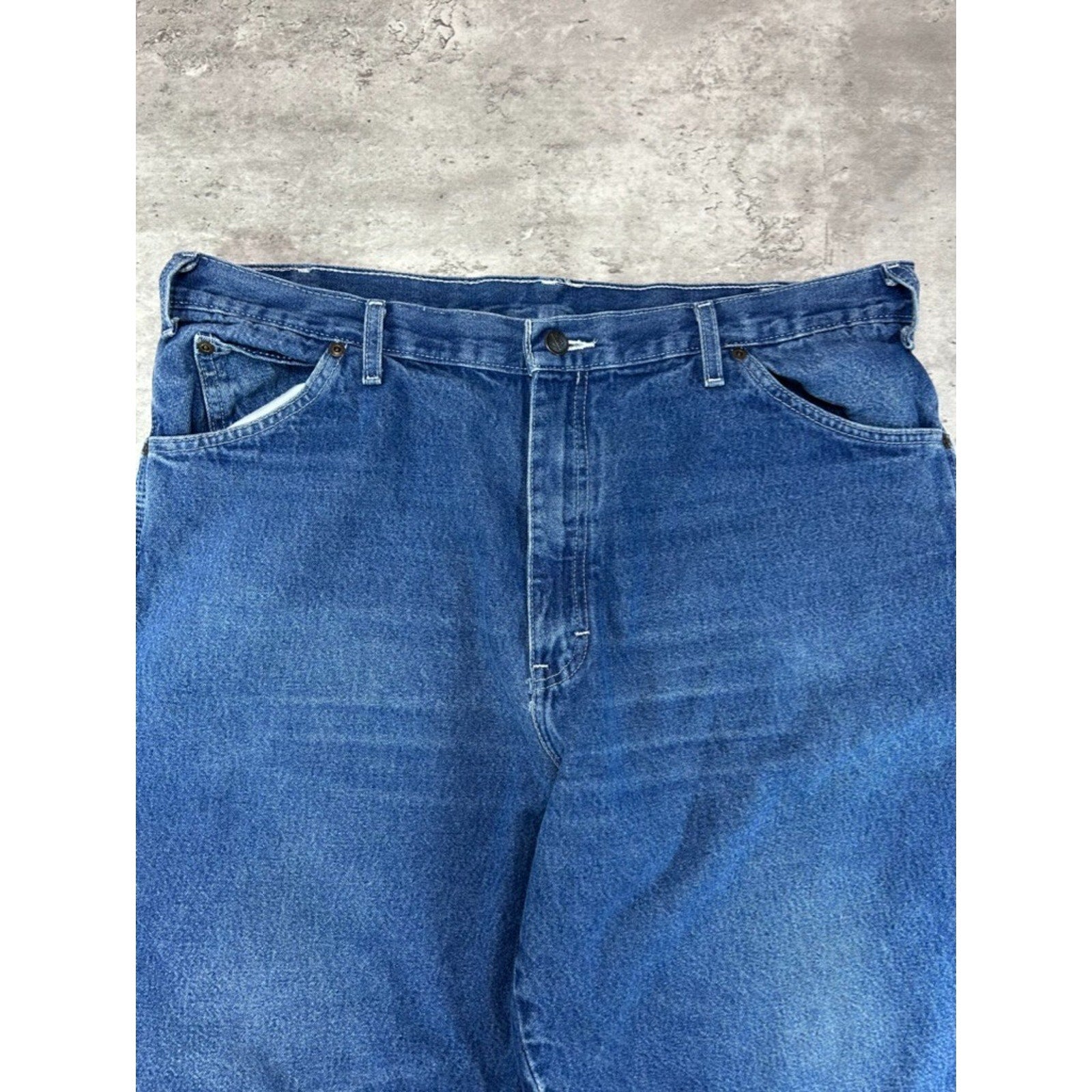 Dickies Dark Was Denin Workwear Carpenter Shorts Size 38