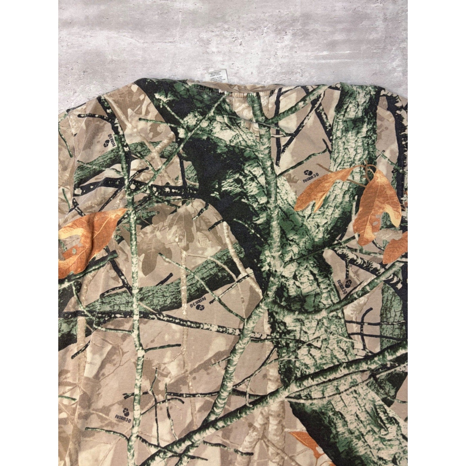 Vintage Outfitters Ridge Fusion 3D Camo Long Sleeve Hunting T-Shirt Size Large