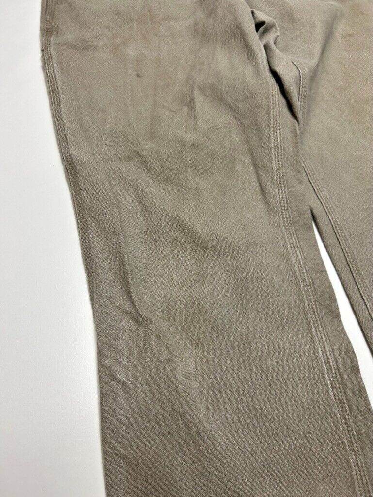 Carhartt Relaxed Fit Canvas Workwear Carpenter Pants Size 33W Tan