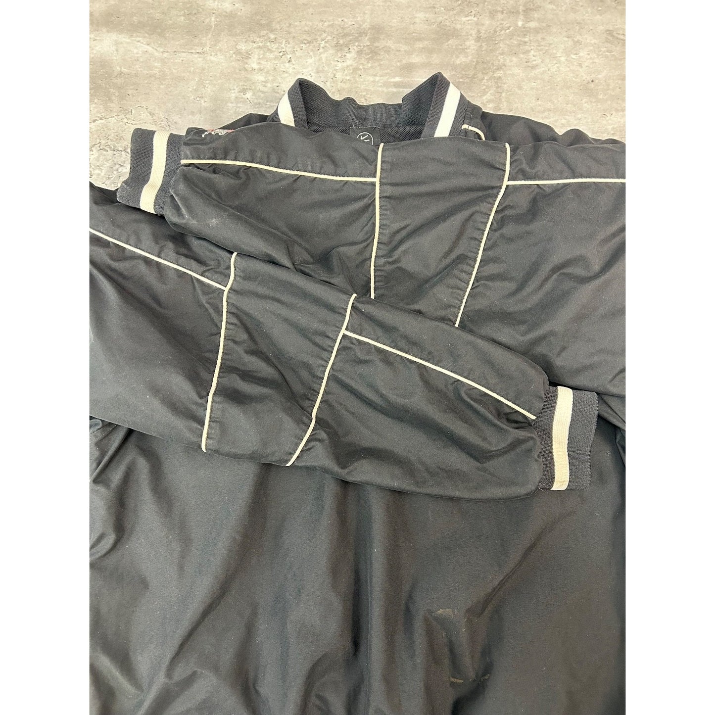 Vintage 2000 Nike Embroidered Swoosh Nylon Windbreaker Jacket Size XL