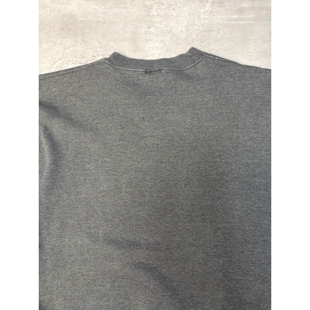 Vintage 90s Russell Athletics Black Pullover Crewneck Sweatshirt Size Medium
