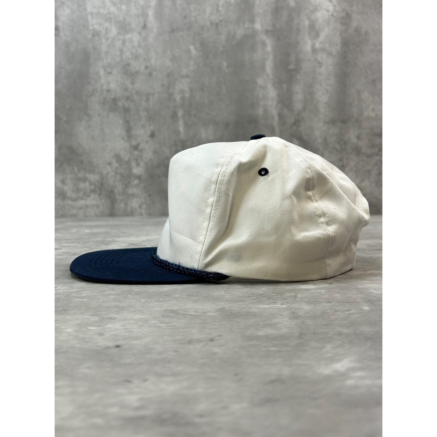 Vintage 90s San Sun Two Tone Blank Snapback Hat OSFA