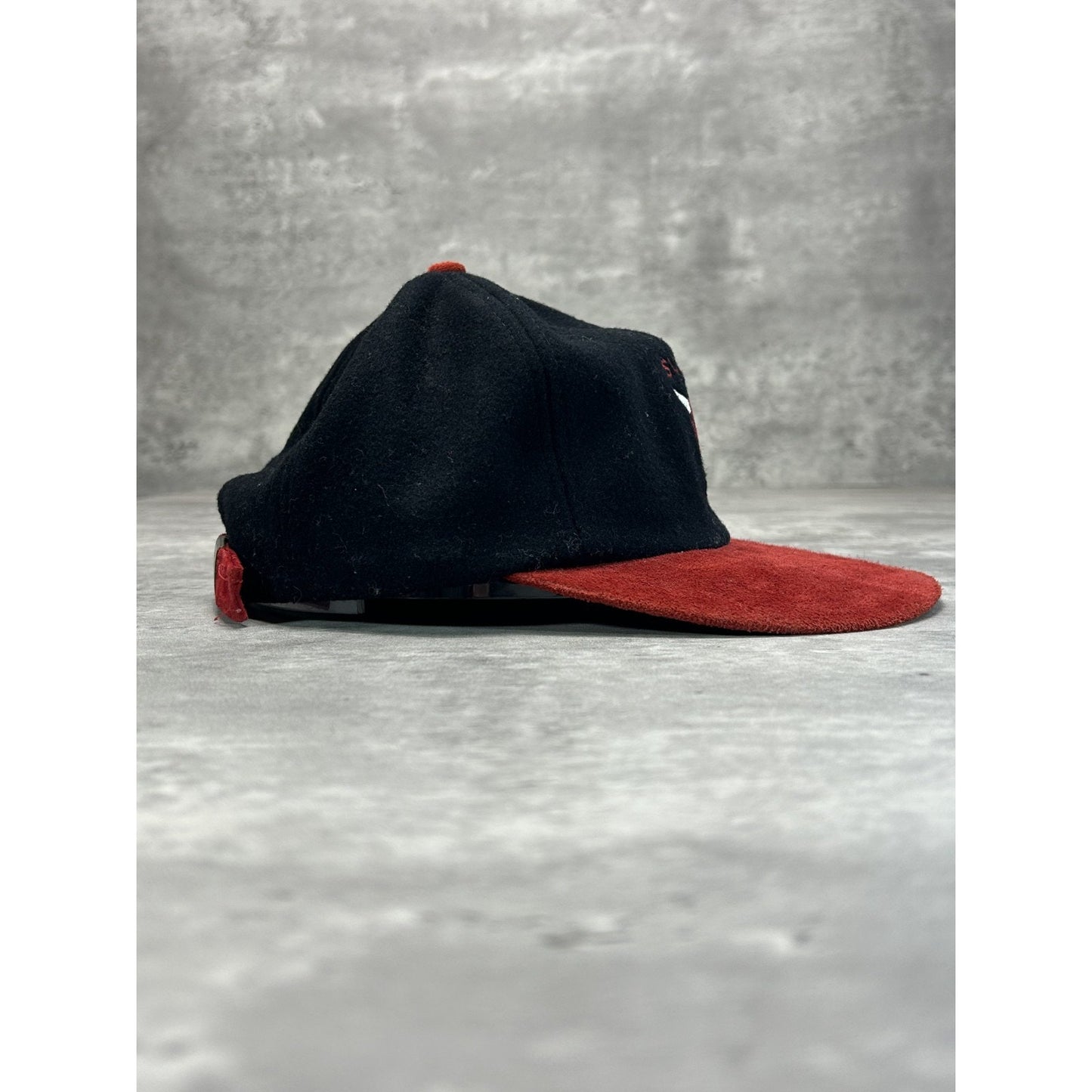 Vintage 90s Sunday Sinners Embroidered Spellout Logo Strapback Hat OSFA