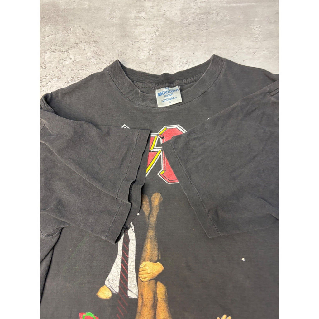 Vintage 1996 AC/DC Angus Young Mistress For Christmas Rock Tour T-Shirt Sz Large