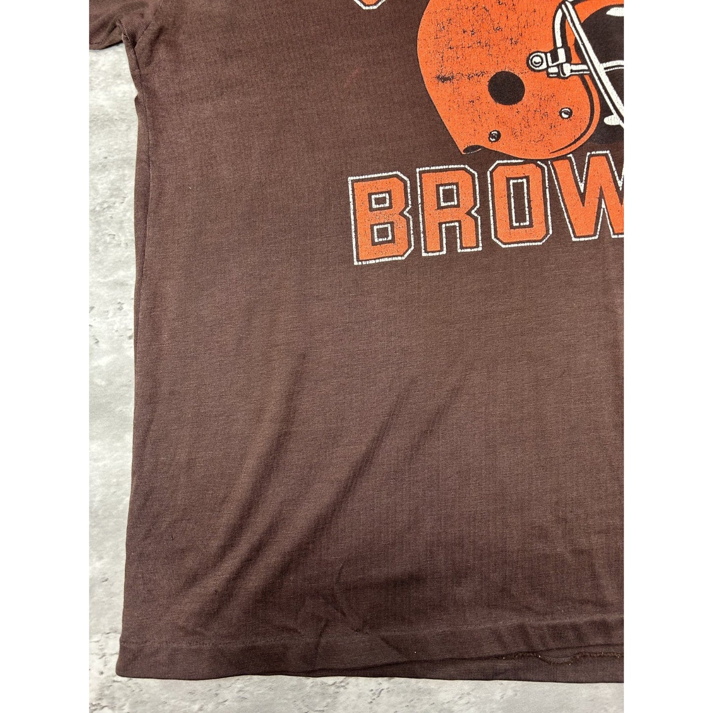 Vintage 90s Cleveland Browns NFL Helmet Graphic Spellout Football Jersey Size XL