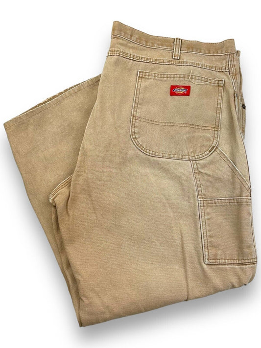 Vintage Dickies Canvas Workwear Carpenter Pants Size 43W Beige