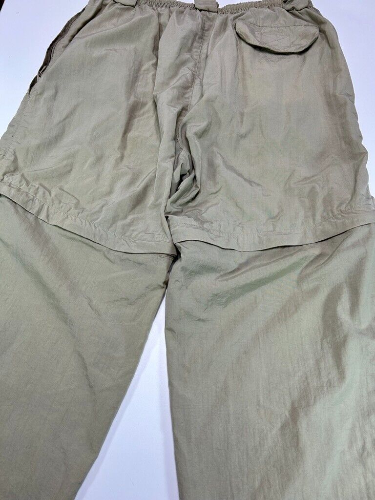 Vintage World Wide Sports Man Nylon Lightweight Convertible Fishing Pants Medium