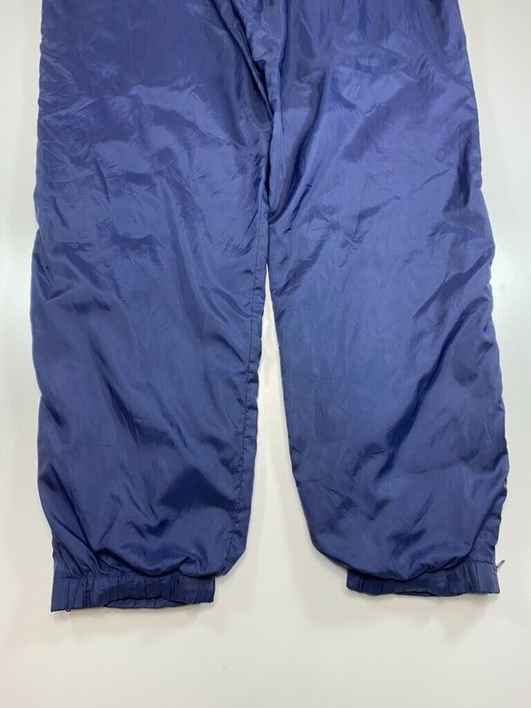 Vintage 90s Adidas Insulated Adjustable Nylon Splash Pants Size 32W Blue