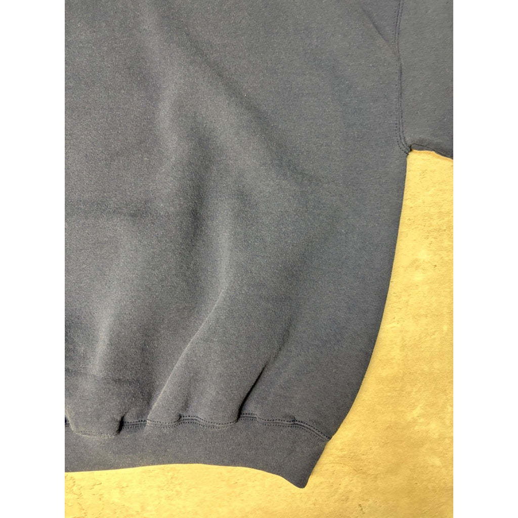 Vintage 90s Russell Athletics Navy Blue Blank Crewneck Sweatshirt Size XL