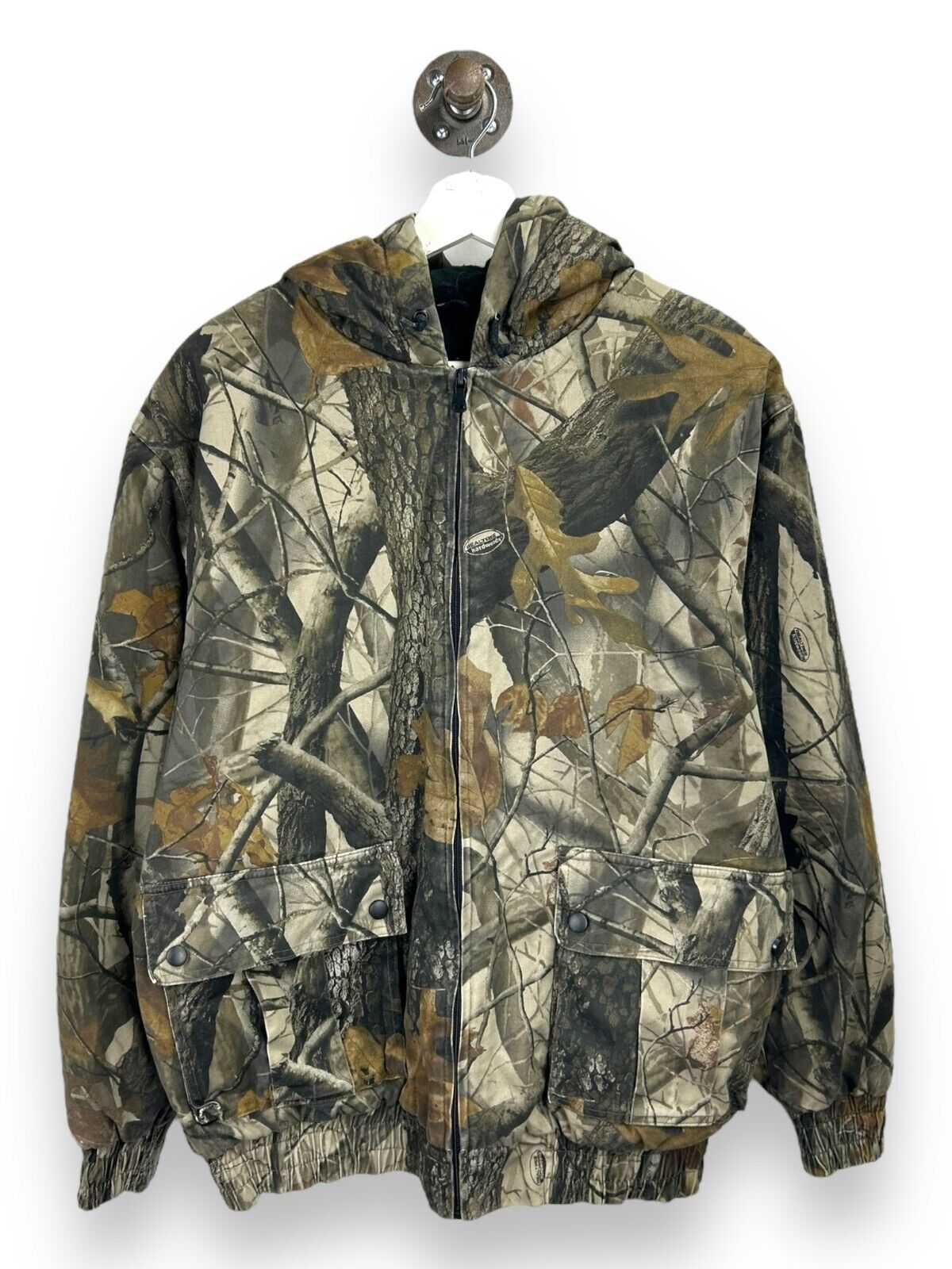 Outfitters Ridge Realtree Hardwoods Insulated Camo Full Zip Jacket Size Medium