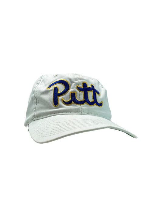 Vintage 90s Pitt NCAA Sports Specialties Embroidered Spellout Snapback Hat OSFA