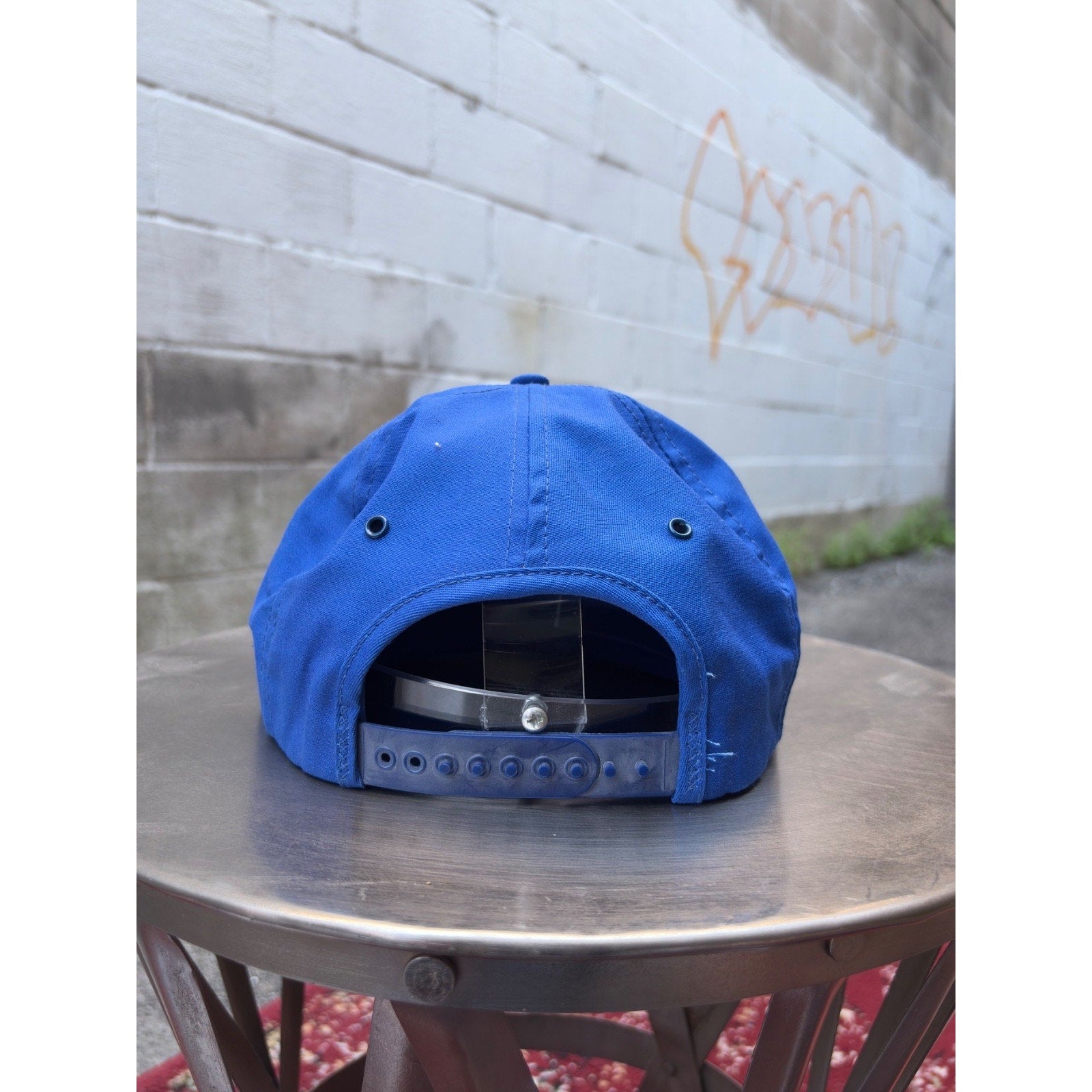 Vintage 90s Rain Dance Car Wax Logo Embroidery Snapback Hat OSFA