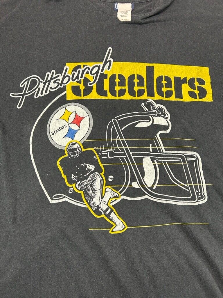 Vintage 90s Pittsburgh Steelers Player Graphic T-Shirt Size 2XL