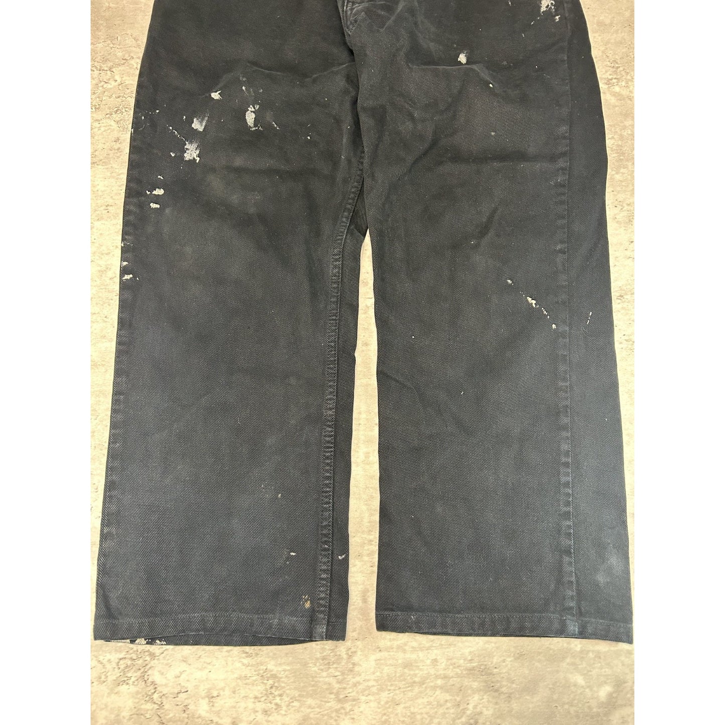 Vintage 2000s Levis Sivler Tab Straight Fit Black Denim Pants Size 34
