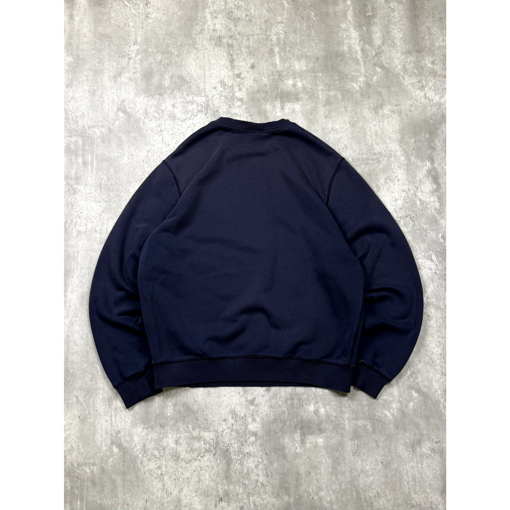 Vintage Nike Embroidered Tonal Logo Crewneck Pullover Sweatshirt Size Medium