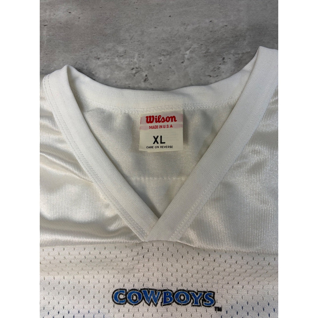 Vintage 90s Michael Irvin #88 Dallas Cowboys NFL Wilson Football Jersey Size XL