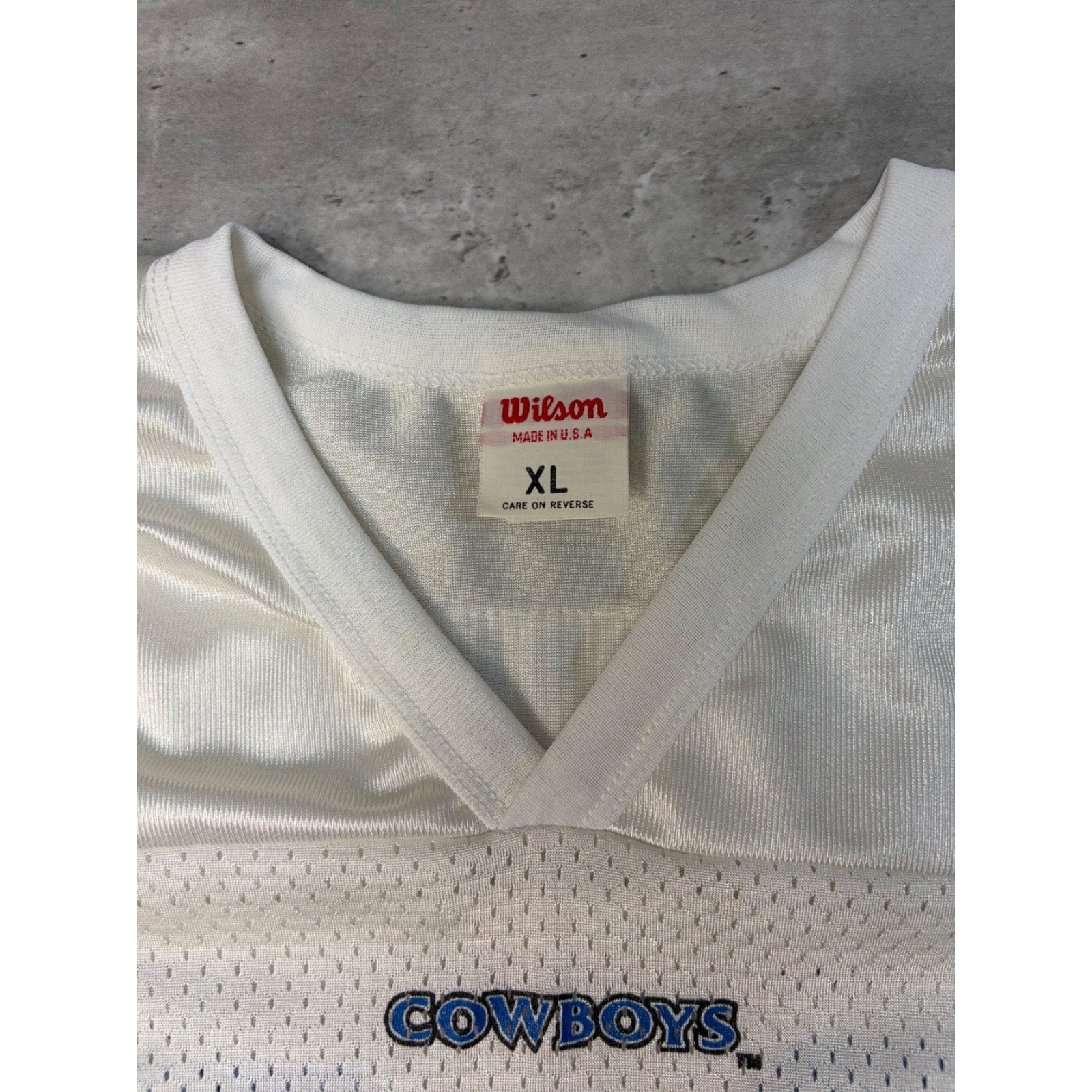 Vintage 90s Michael Irvin #88 Dallas Cowboys NFL Wilson Football Jersey Size XL
