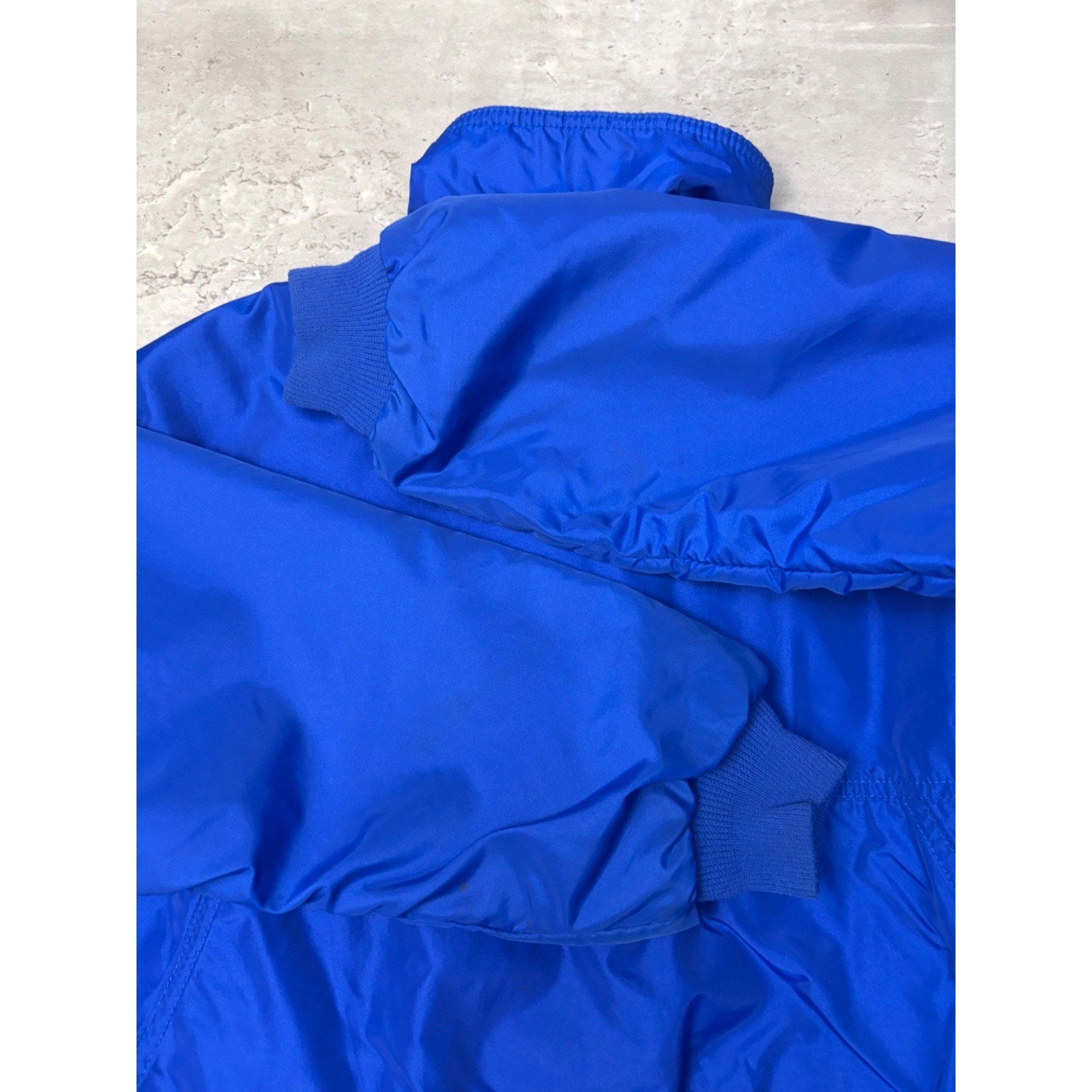 Vintage Patagonia Fleece Lined Embroidered Full Zip Bomber Jacket Sz Small YOUTH