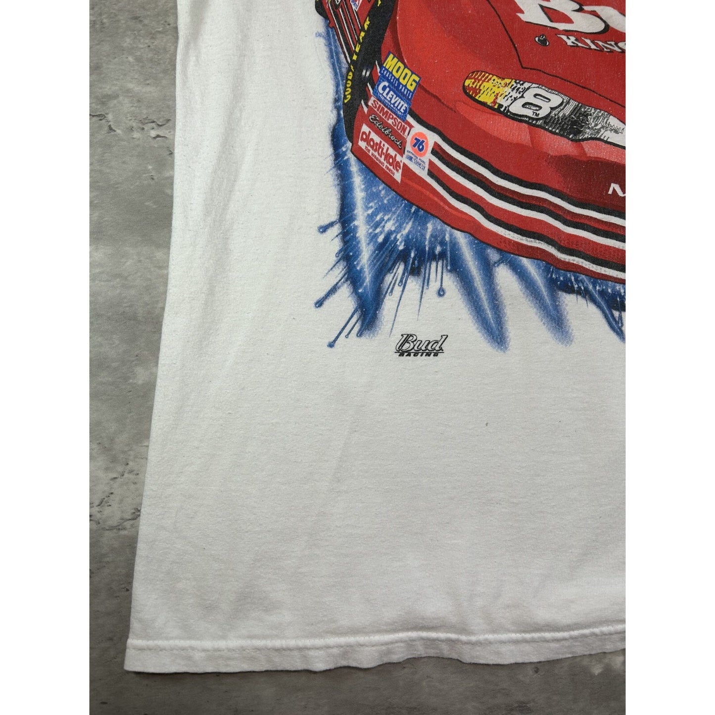 Vintage Dale Earnhardt Jr #8 Nascar Cyber Speed Budweiser T-Shirt Size Large