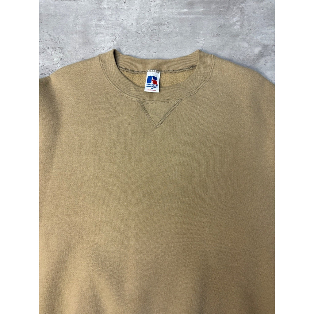 Vintage Black Russell Athletics Earth Tone Sweatshirt Size Medium