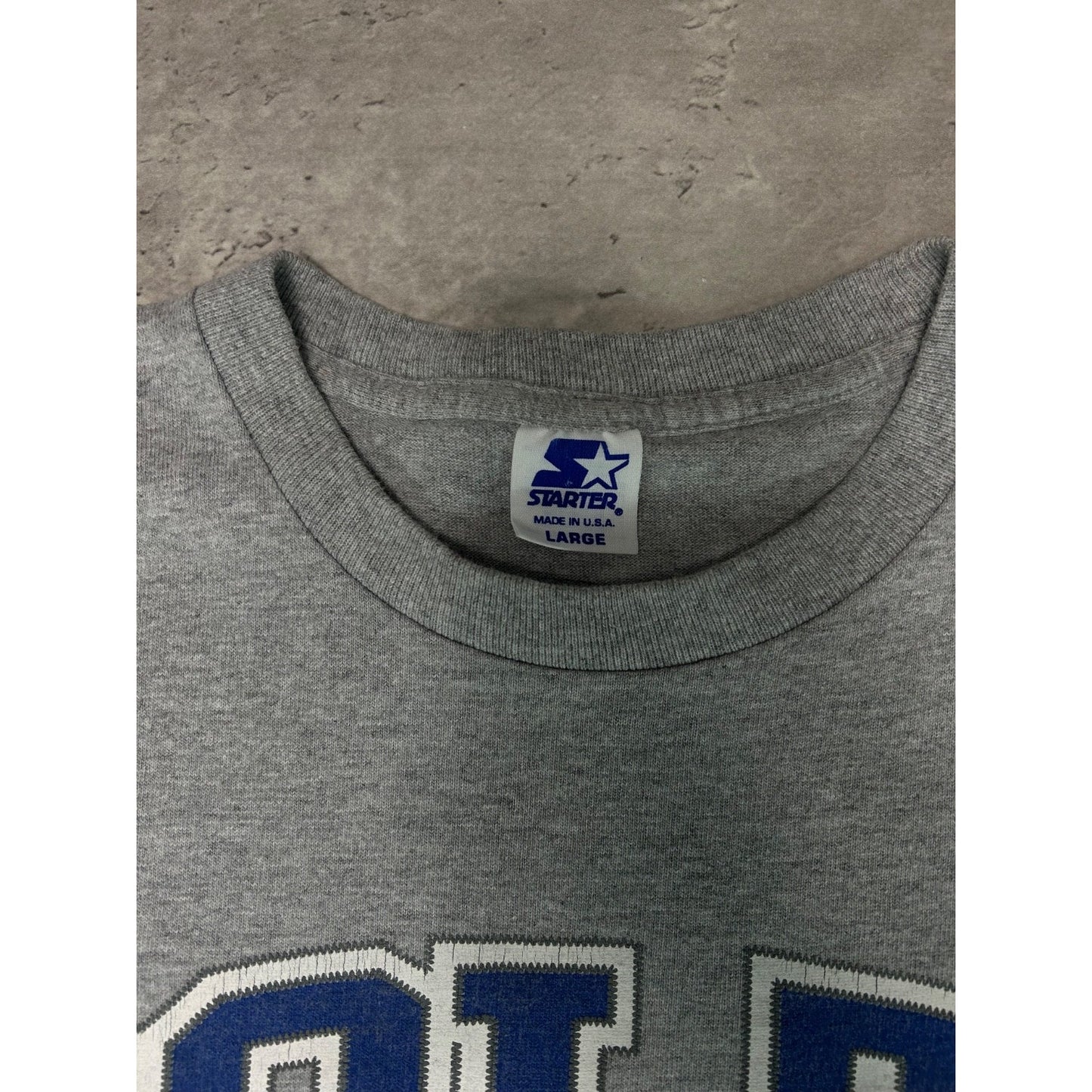 Vintage 90s Indianapolis Colts NFL Starter Spellout Football T-Shirt Size Large