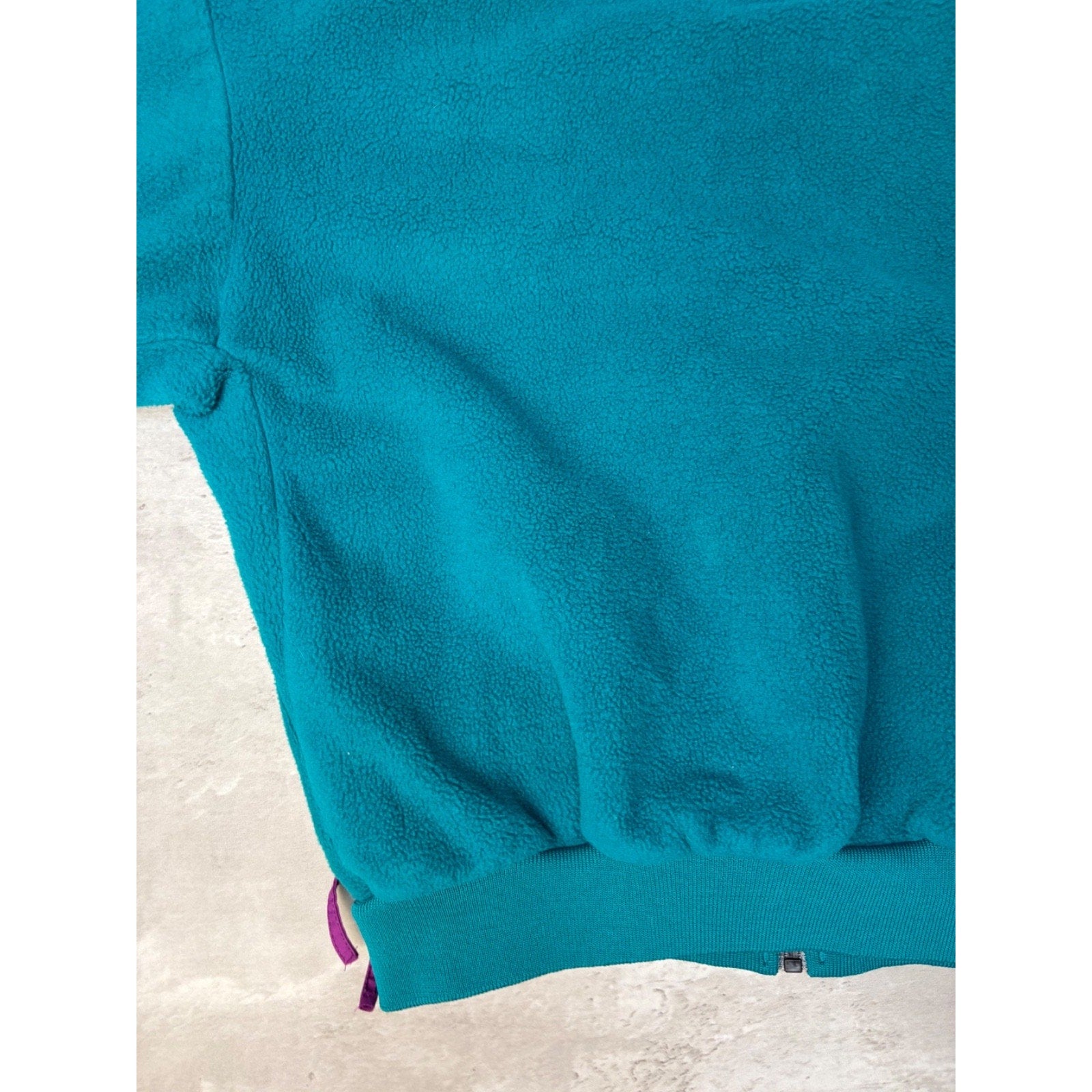 Vintage Womens Columbia Two Tone Full Zip Fleece Sweatshirt Size XL