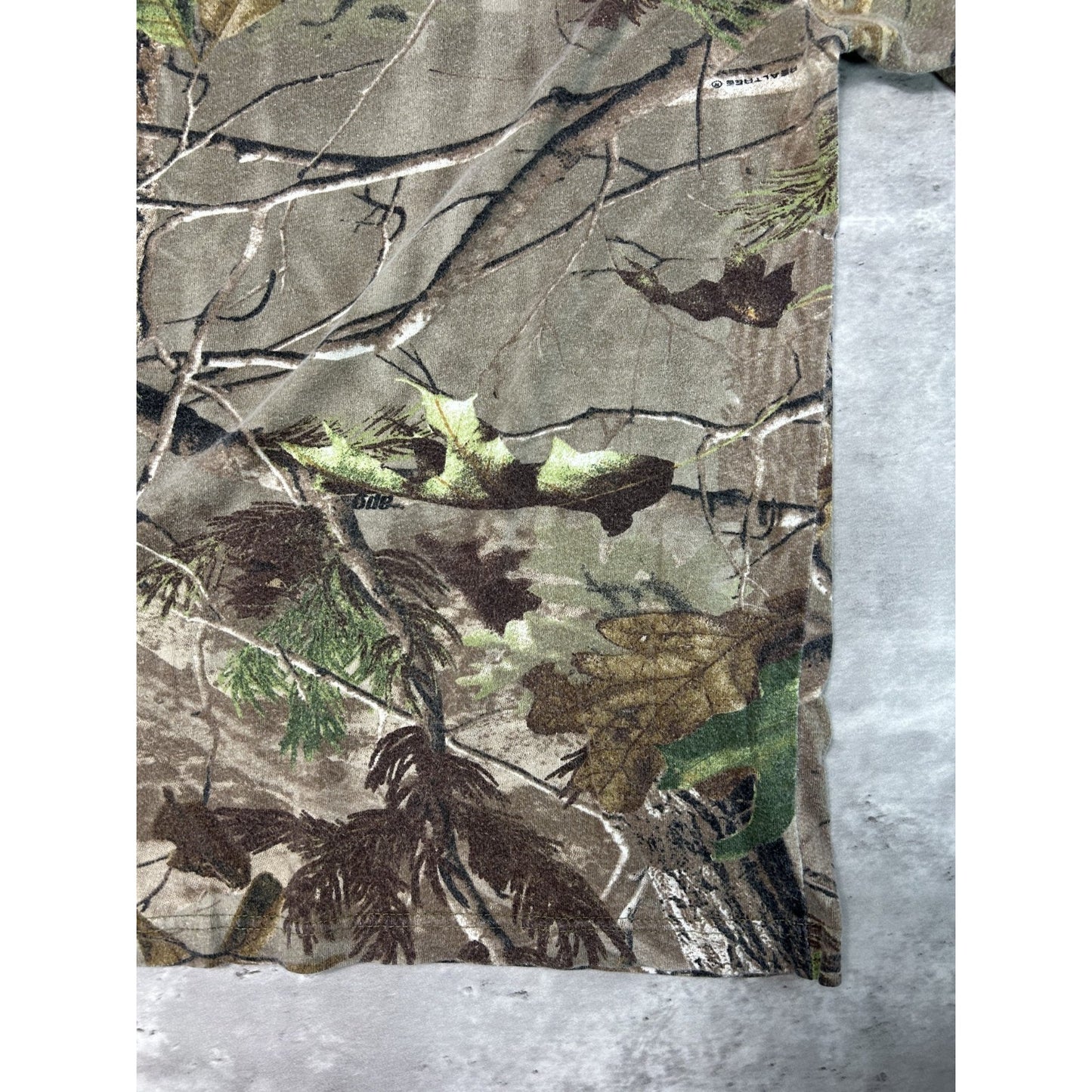 Vintage Code IV Tree Camo Hunting T-Shirt Size Large