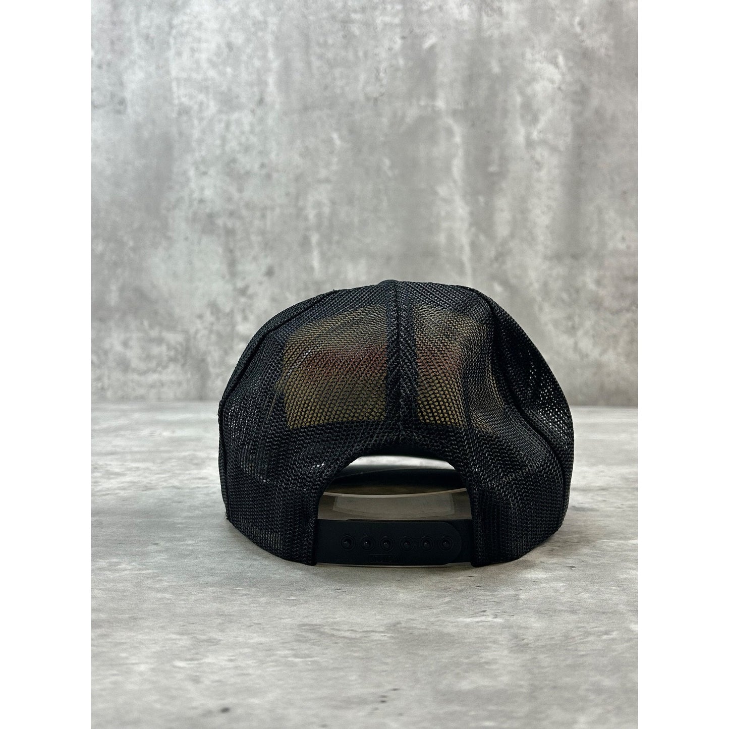 Vintage 80s The Garment Works Factory Outlet Trucker Snapback Hat OSFA