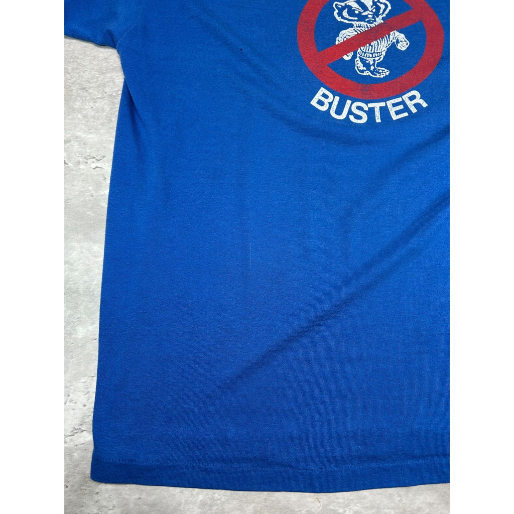 Vintage 1985 Kentucky Wildcats NCAA Bowl Bound Football T-Shirt Size Large Blue