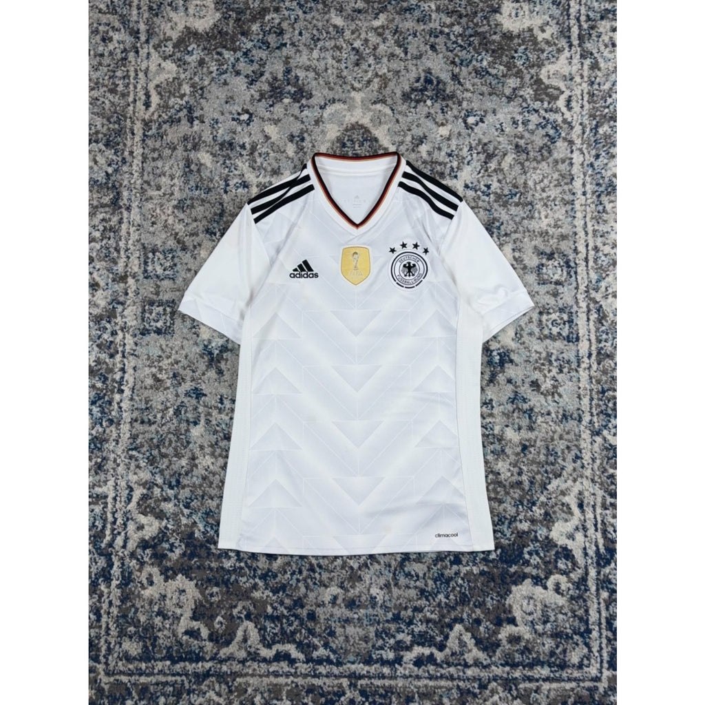 Vintage Adidas Germany National Team Embroidered Soccer Jersey Size Small