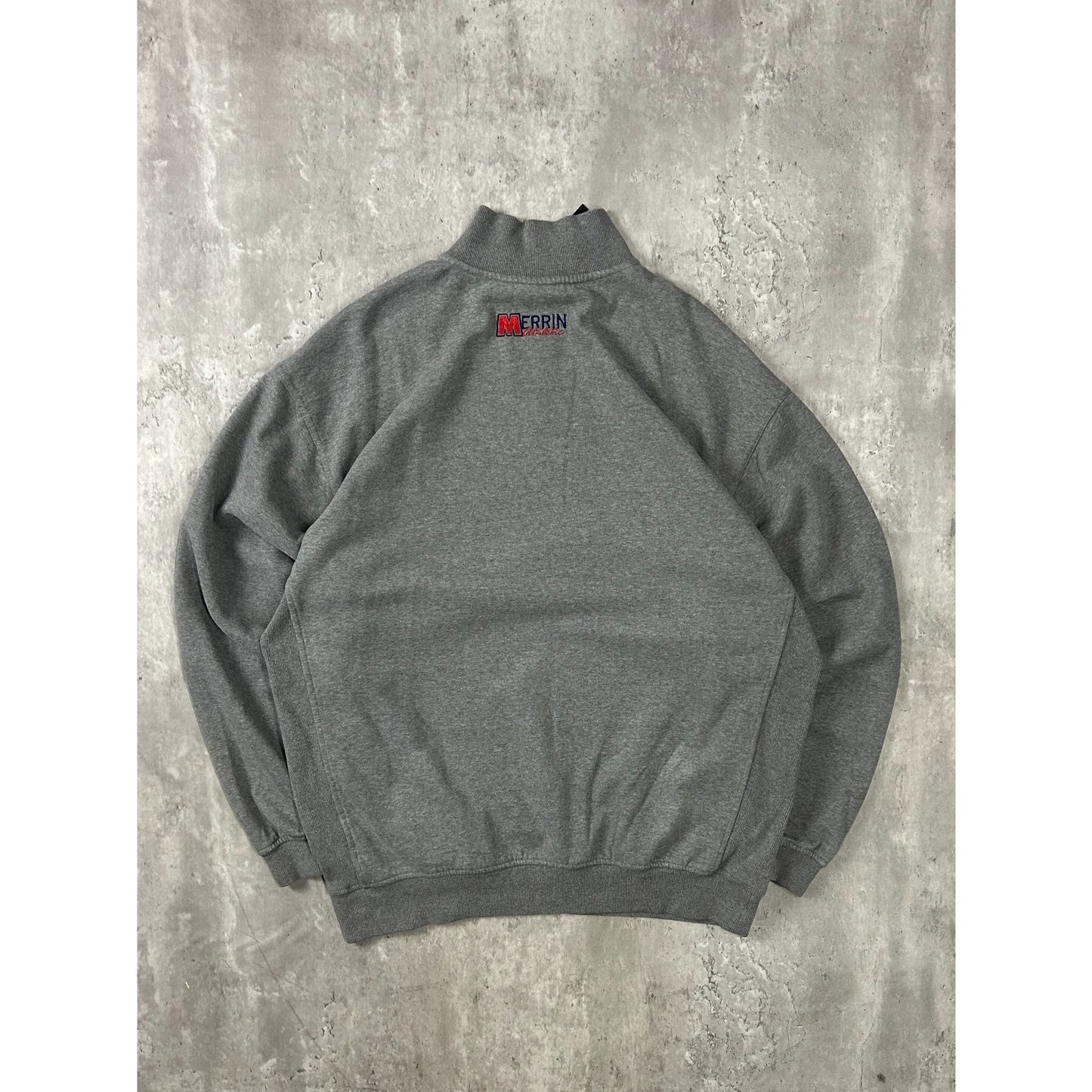 Vintage 2000s Nike Embroidered Swoosh 1/4 Zip Pullover Sweater Size Large