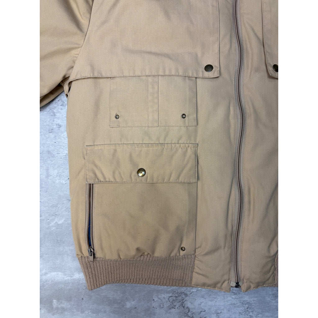 Vintage 90s Down Designs Insulated Down Puffer Bomber Jacket Size Large