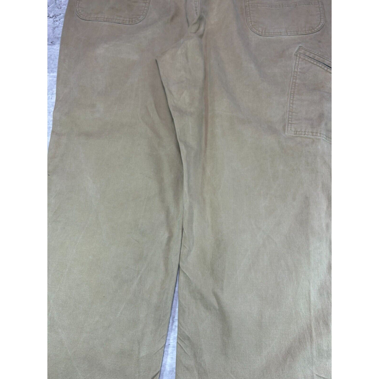 Carhartt Relaxed Fit Canvas Workwear Five Pocket Pants Size 43 Beige