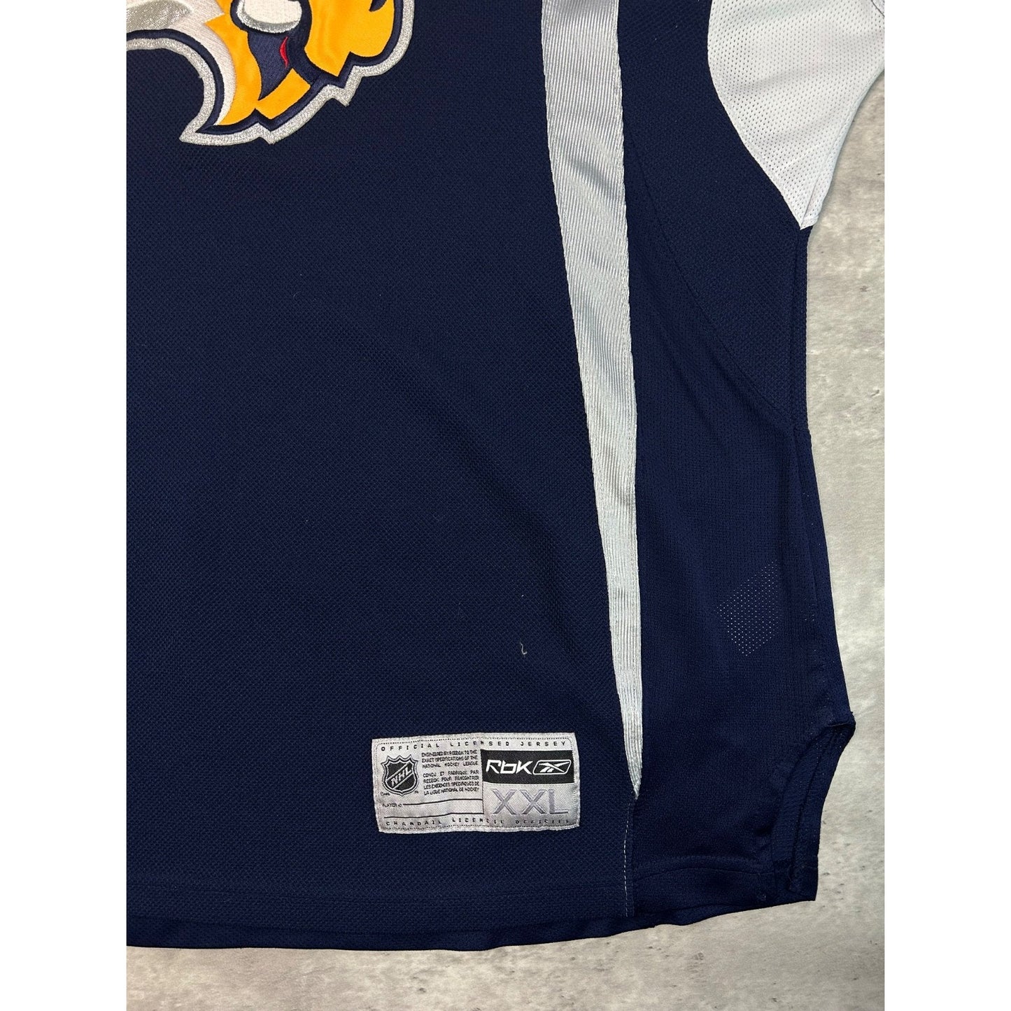 Vintage Buffalo Sabres NHL Stitched Reebok Hockey Jersey Size XXL Navy Blue