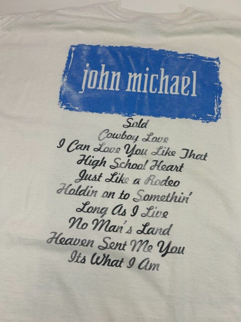 Vintage 1995 John Michael Montgomery Album Promo Country Music T-Shirt Sz XL