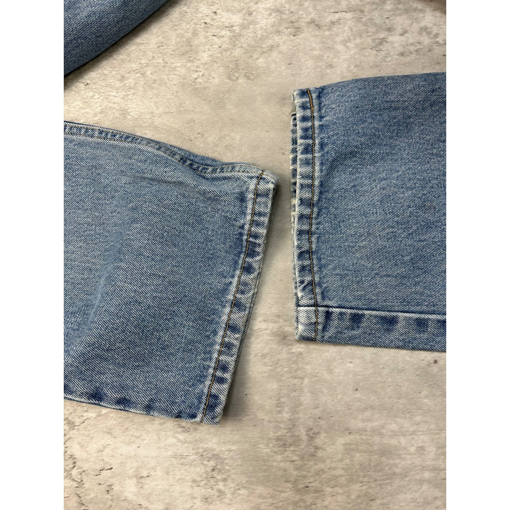 Vintage 90s Levis 550 Red Tab Light Wash Denim Pants Size 36