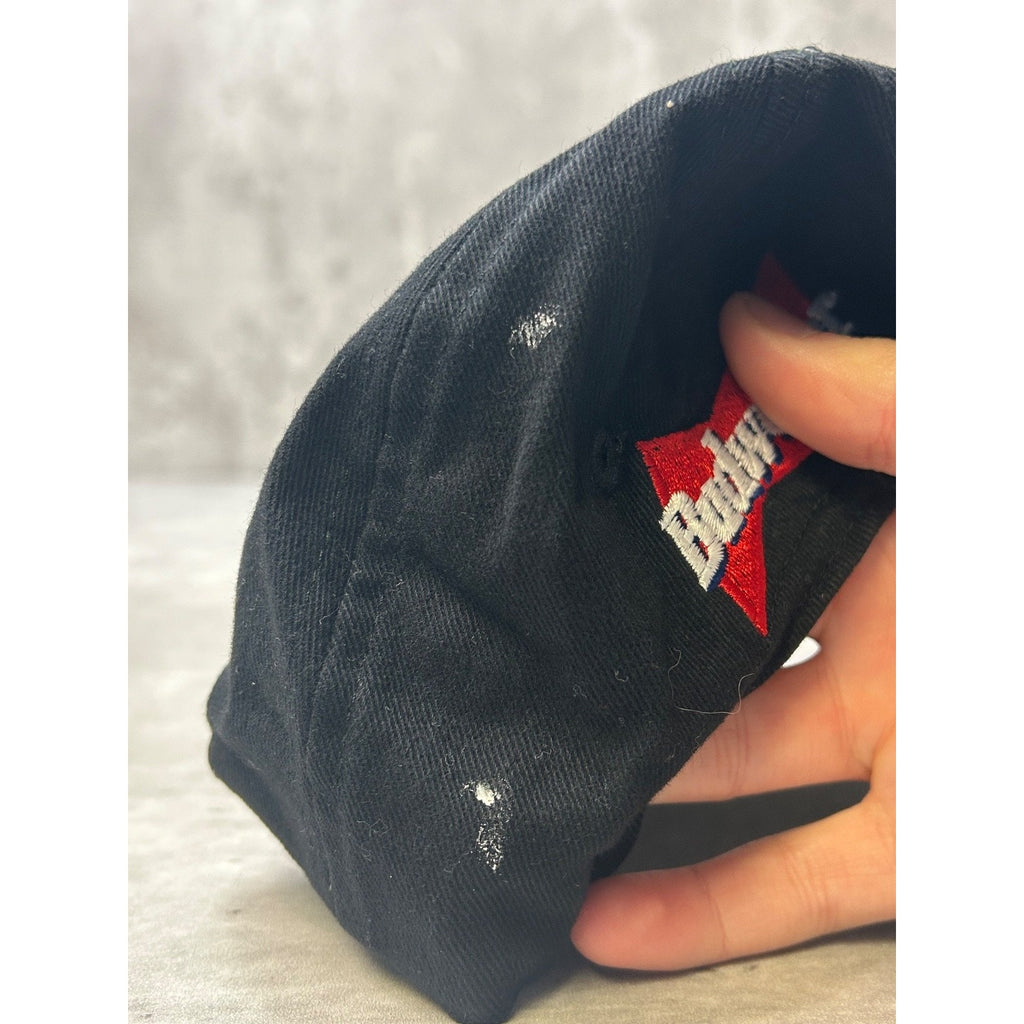 Vintage 2000 NFL Super Bowl XXXIV Metal Emblem Strapback Hat OSFA