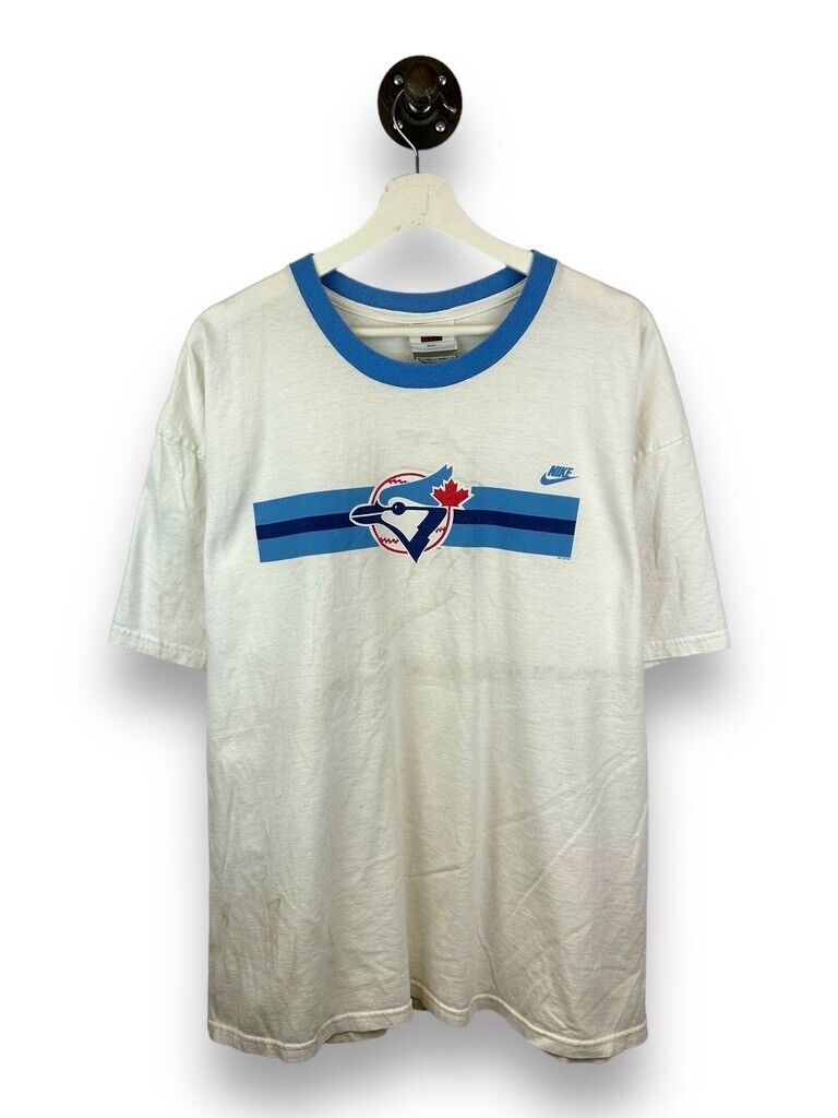 Toronto Blue Jays MLB Nike Box Logo Graphic T-Shirt Size Large XXL White