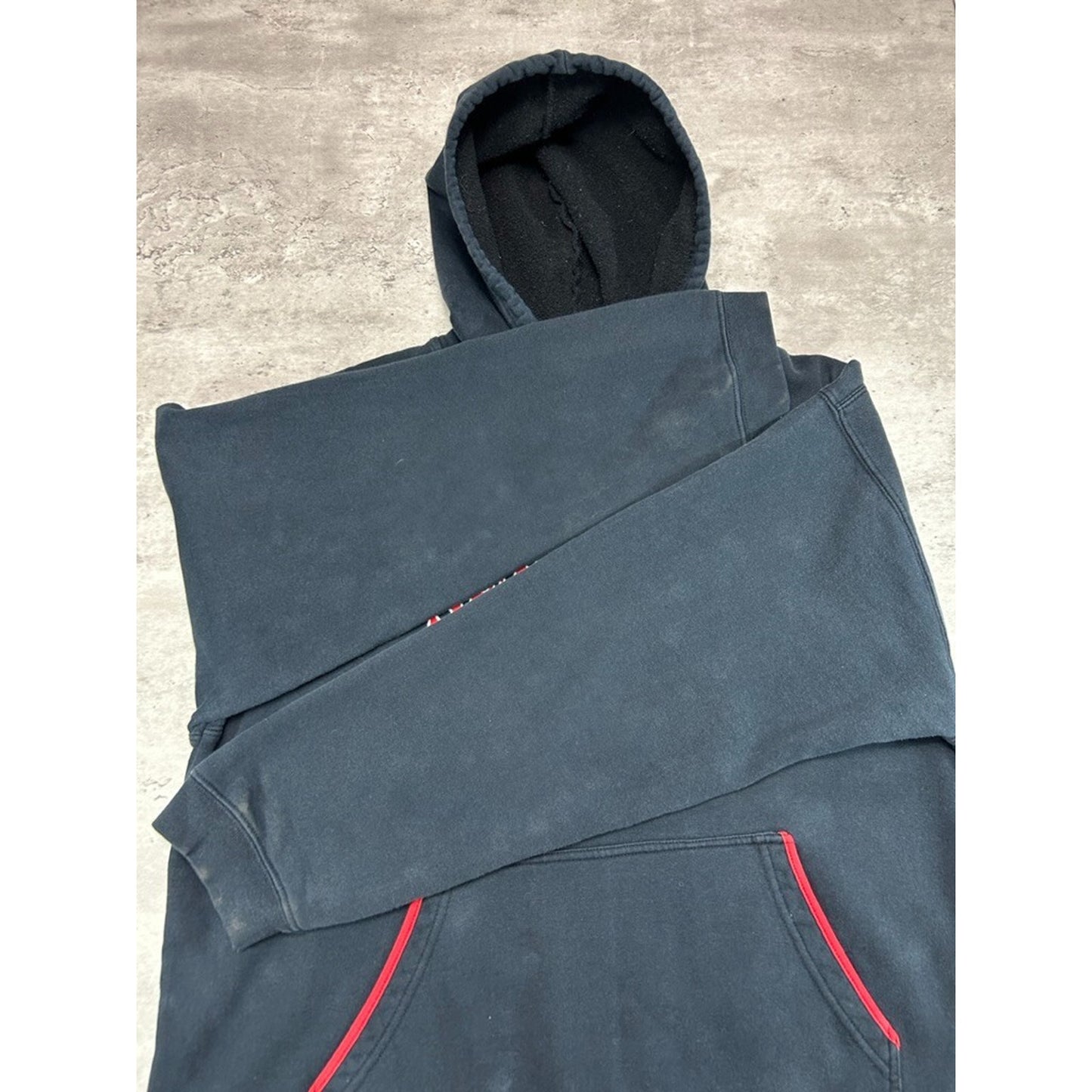 Vintage Ottawa Senators NHL Embroidered Logo Hooded Sweatshirt Size Large Black