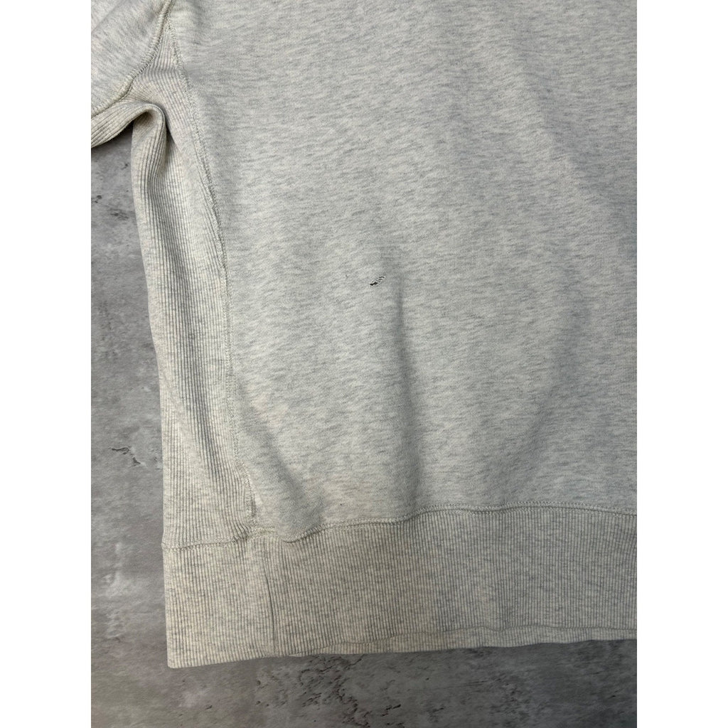 Vintage 2000s Nike Embroidered Logo 1/2 Zip Hooded Sweatshirt Size Medium YOUTH