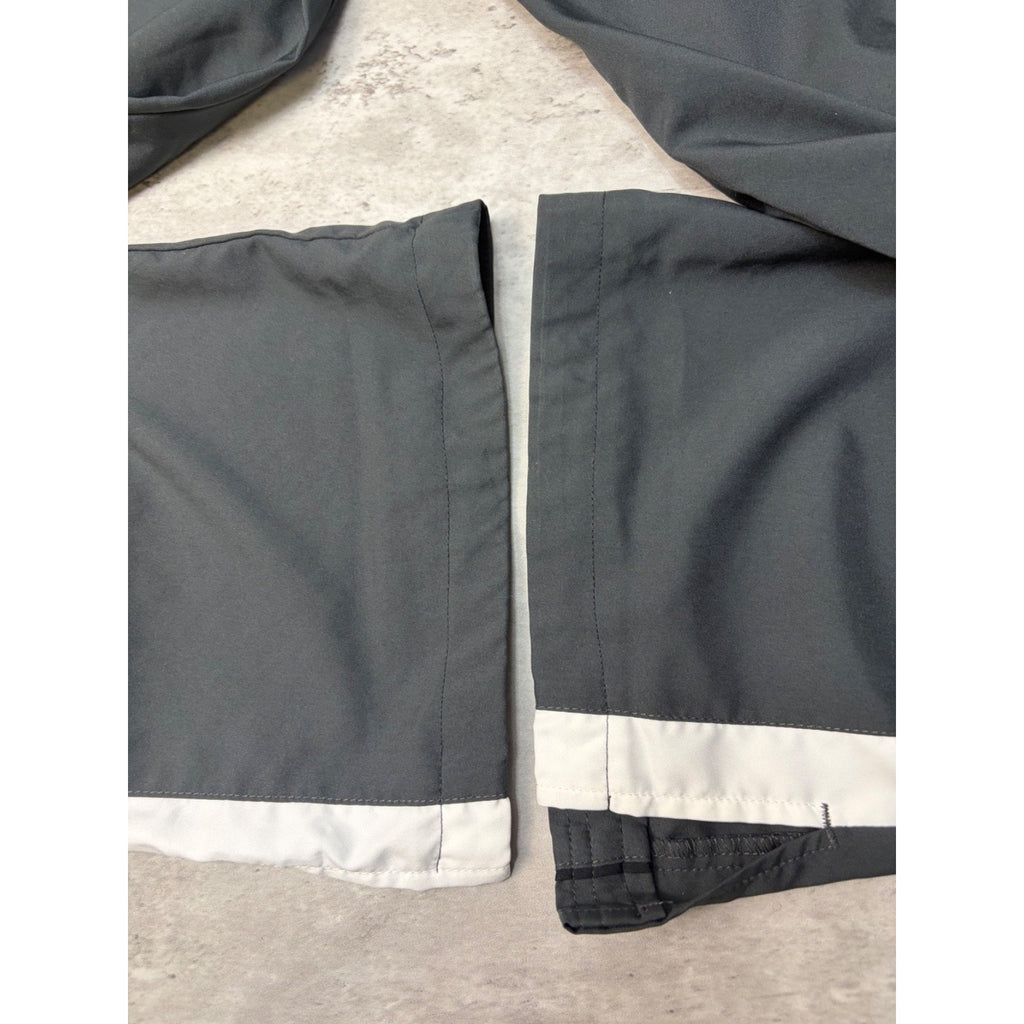 Nike Fit Embroidered Swoosh Spellout Logo Nylon Track Pants Size Medium YOUTH