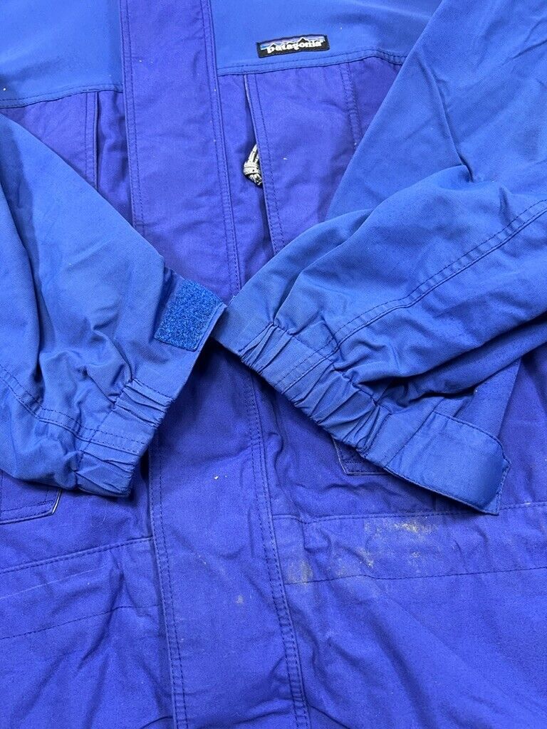 Vintage 90s Patagonia Two Tone Full Zip Hooded Jacket Size XL