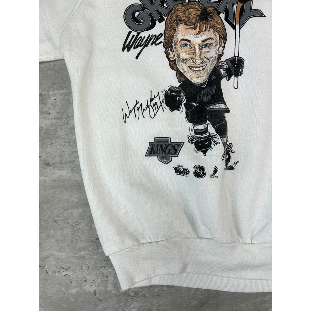 Vintage 1988 Wayne Gretzky Los Angeles Kings NHL Caricature Sweatshirt Size Med