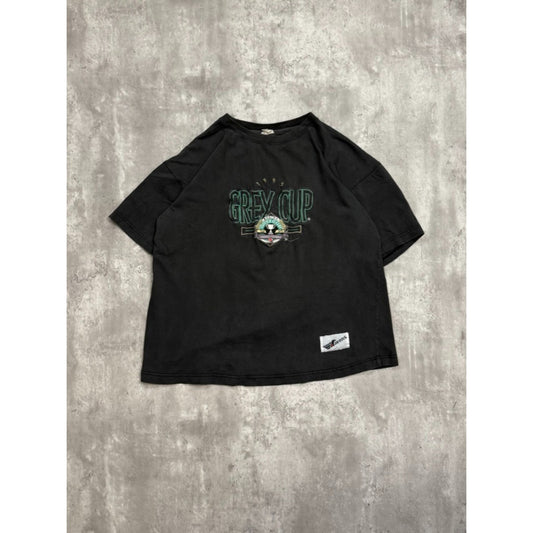 Vintage 1995 CFL Grey Cup Stallions Vs Stampeders Football T-Shirt Size Large